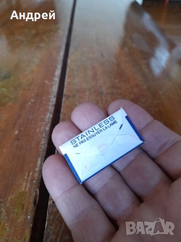 Старо ножче за бръснене Gillette Silver Bleue, снимка 3 - Колекции - 44312492