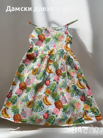 Детска памучна рокля , снимка 1