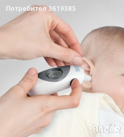 Дигитален термометър  NUK за ухо или чело 2 в 1 - НОВ, снимка 6 - Други - 52482215