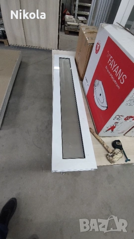 Алуминиев прозорец не отваряем - дограма бяла със стъклопакет , снимка 7 - Дограми - 51827755