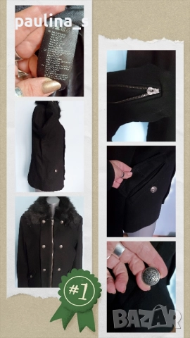 Два различни броя / Марково палто "H&M" cashmere , снимка 12 - Палта, манта - 47822775