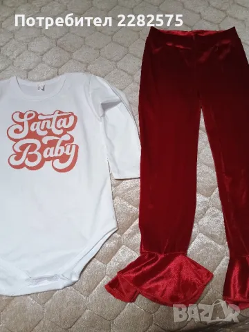 Детски коледен комплект за момиче 92ри размер , снимка 2 - Детски комплекти - 47583612