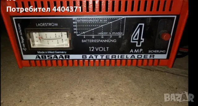 Зарядно 12 волта за зареждане на акумолатори, снимка 1