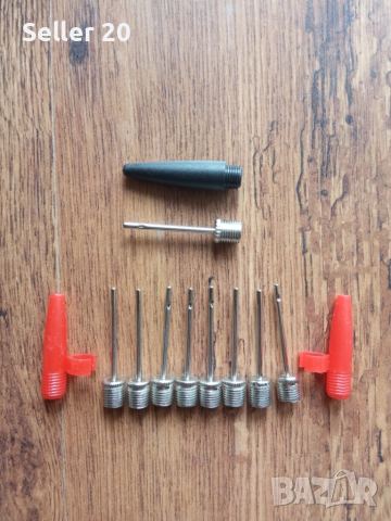 Игла игличка за помпане на топки - метални, маркуч, помпа нови, снимка 2 - Футбол - 51951590