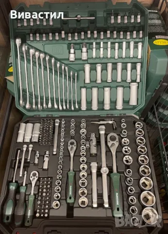 Аксесоари от машини Parkside, нови куфари,антивибрационни дръжки,предпазители шайби,бургии,шила,накр, снимка 3 - Други инструменти - 50402495