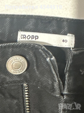 Дамски дънки mom cropp, снимка 3 - Дънки - 51860316