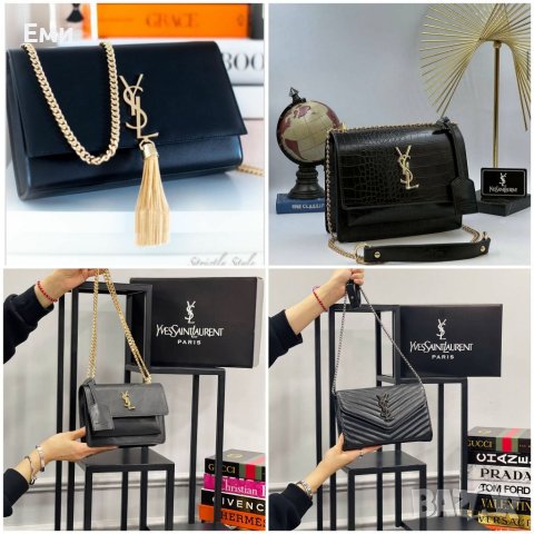 Yves Saint Laurent Луксозни дамски сандали, обувки, чанти YSL, снимка 7 - Дамски обувки на ток - 40911702