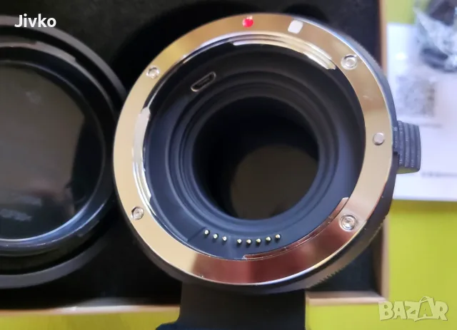 преходник Canon EF към Fuji X AF, снимка 3 - Обективи и филтри - 56176835