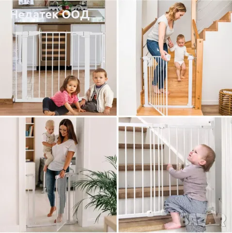 Блиндирана решетка, Honey Baby, Автоматично затваряне, 75-82см, Бяла, снимка 4 - Мебели за детската стая - 47759448