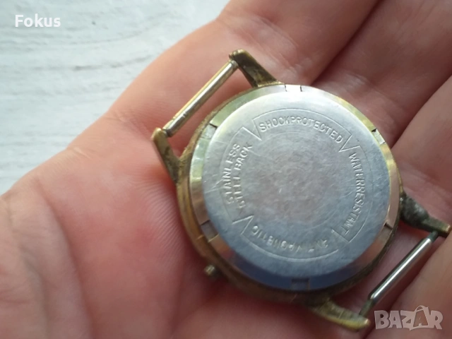 ШВЕЙЦАРСКИ МЕХАНИЧЕН ЧАСОВНИК, снимка 4 - Антикварни и старинни предмети - 53519110