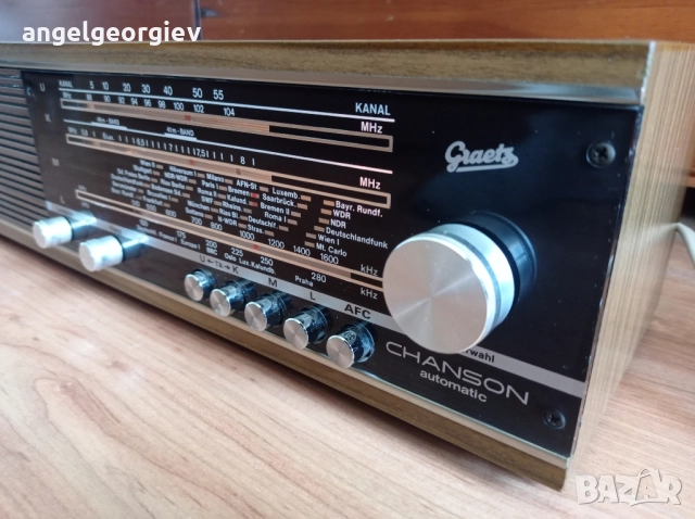 Радио Graetz Chanson automatic 301. 1970 г.