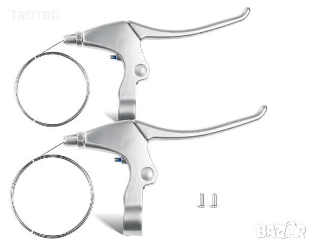 Чифт спирачни лостове със жило за MTB велосипеди, снимка 3 - Части за велосипеди - 53750397