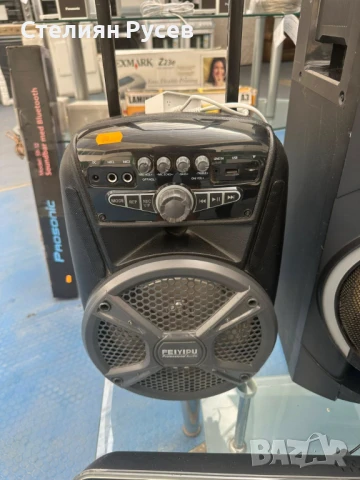 24077   Feiyipu ES-81 караоке блутут  акумулаторна тонколона  Аудио система  цена 85  лв -зарежда се, снимка 4 - Караоке - 51124083