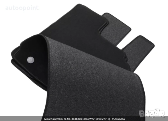 Мокетни стелки за MERCEDES S-Class W221 (2005-2013) - дълга база Petex, снимка 3 - Аксесоари и консумативи - 53822688