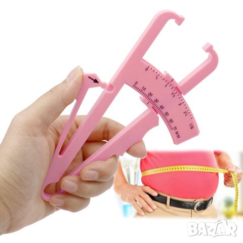 Калипер - уред за измерване на подкожни мазнини + Ръководство, снимка 4 - Фитнес уреди - 35921110