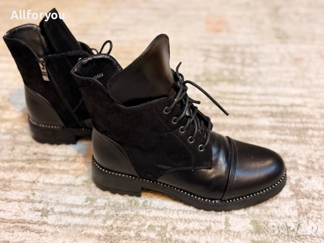 Нови! Кожени боти размер 38 , снимка 7 - Дамски боти - 52665834