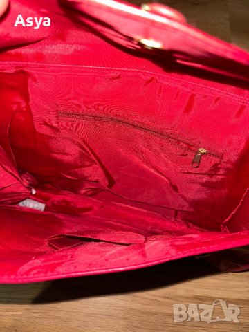 Дамска чанта цвят бордо, снимка 7 - Чанти - 44296861
