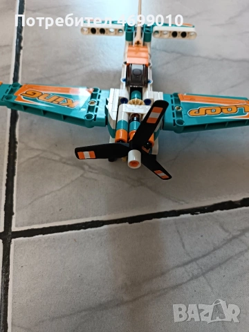 LEGO каскадьорски самолет (работещ пропелер)