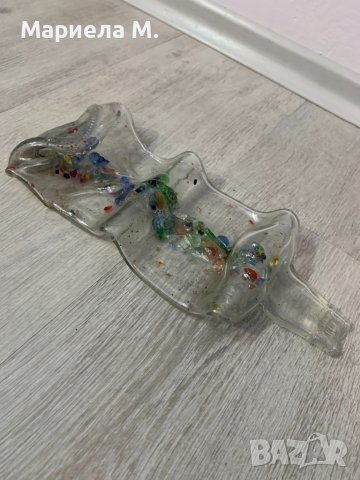 Декоративна поставка от италианско стъкло - 3 вида