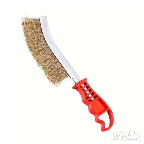 Ръчна телена четка с месингова тел 240 mm