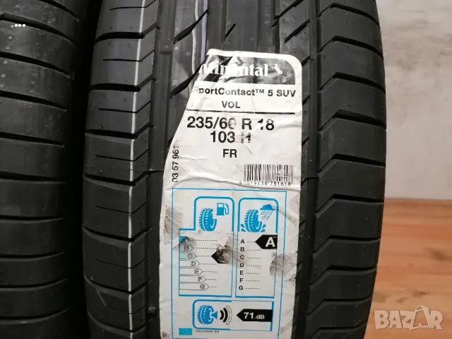 2 бр. 235/60/18 Continental / летни гуми джип SUV , снимка 3 - Гуми и джанти - 46871854