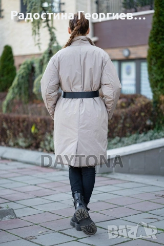 Дамска зимна грейка с колан (тип сако), снимка 5 - Якета - 53053040