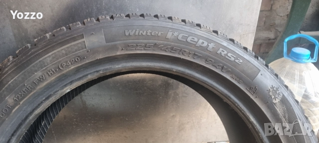 2бр. Hankook зимни гуми 225 45 r17, снимка 3 - Гуми и джанти - 52008485