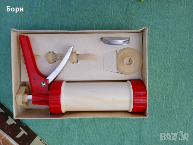 Стар шприц/преса за сладки/тесто , снимка 3 - Други - 36260986