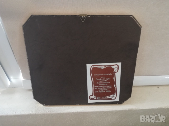 сертифицирана сребърна /925/ картина от Италия, снимка 4 - Картини - 52714782