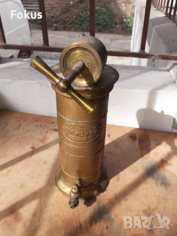 Стар медицински уред 19 век антика бронз месинг маркировки