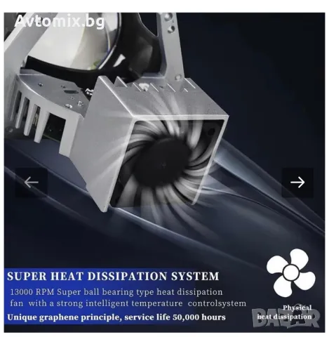 Bi LED лупи за вграждане 3 инча, 120W 7500,2бр, снимка 6 - Аксесоари и консумативи - 49661865