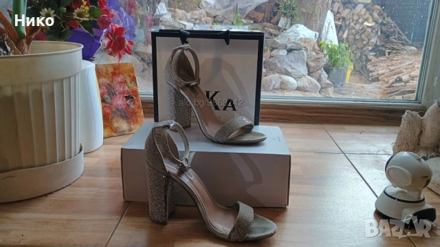 Steve Madden Сандали “Carrson” с дебел ток запазени, оригинал.