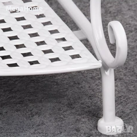 Метална ъглова етажерка рафт стелаж за баня, кухня и дом, снимка 2 - Етажерки - 53137921