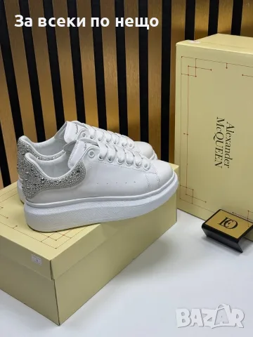 Alexander McQueen Дамски Маратонки С Кристали👟Дамски Спортни Обувки С Камъни - 3 Цвята Код E143, снимка 13 - Маратонки - 55799954