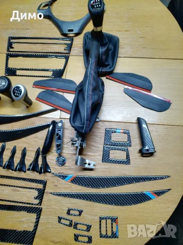 панел радио климатик Вежди маншон скоростен лост бмв bmw , снимка 4 - Части - 48829170