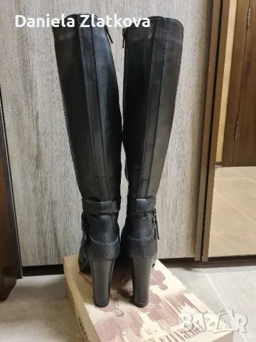 Дамски кожени ботуши, снимка 5 - Дамски ботуши - 47957878