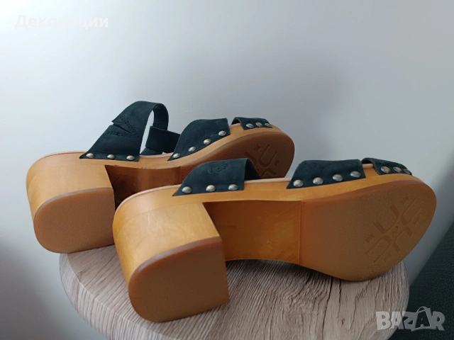 нови дамски сандали от естествена кожа тип сабо UGG, снимка 3 - Сандали - 53856489