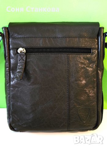 STRELLSON - Мъжки чанти за през рамо - естествена кожа, снимка 6 - Чанти - 42115030
