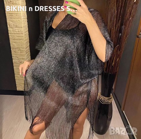 Черно парео туника за плаж излизане , снимка 7 - Туники - 37345990