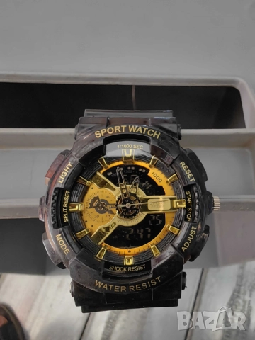 Водоустойчив спортен часовник с LED дисплей SPORT WATCH, снимка 4 - Мъжки - 51603005