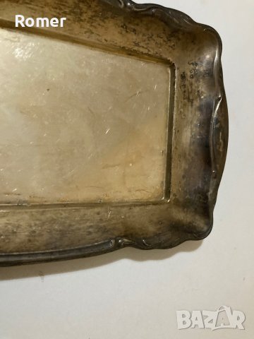 WMF стара посребрена каничка за чай,кафе.мляко WMF стар посребрен поднос, снимка 17 - Антикварни и старинни предмети - 41811022