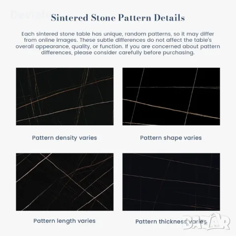 Модерна трапезна дизайнерска маса с керамичен плот черен мрамор и метална основа 200х100х75 см, снимка 13 - Маси - 48320529