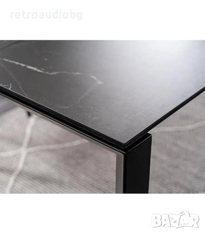  Разтегателна трапезна маса МЕТРОПОЛО КЕРАМИК 120-180x80, снимка 3 - Маси - 52824250