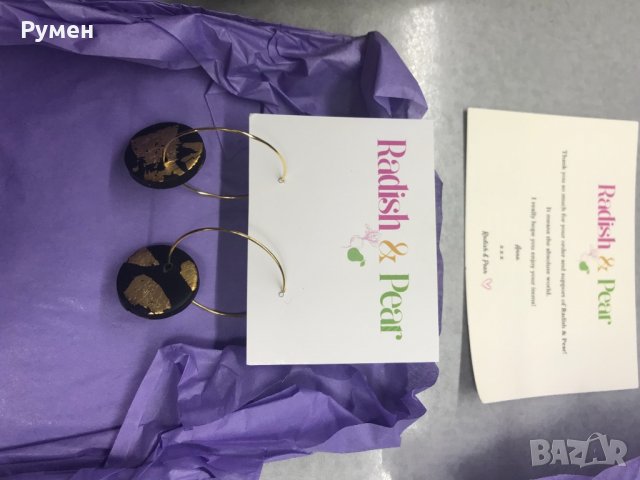 Обеци ръчна изработка, снимка 4 - Обеци - 35801777