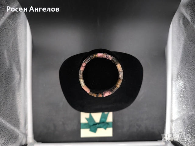 Гривна Естествен Яспис , снимка 2 - Гривни - 52198355