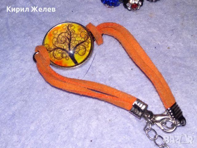 ЛОТ ТРИ ФЕШЪН АРТ ГРИВНИ ХЕНД МЕЙД БИЖУТА с ХЕМАТИТ БЛЕСТЯЩИ КРИСТАЛИ и ДРУГИ 26913, снимка 9 - Гривни - 41866787