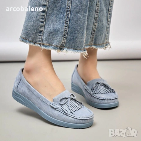 Дамски мокасини, 7цвята , снимка 2 - Дамски ежедневни обувки - 53817900