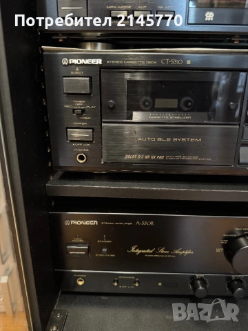 Оригинален аудио шкаф (rack) Pioneer комплект с аудио компоненти, снимка 8 - Ресийвъри, усилватели, смесителни пултове - 53275462