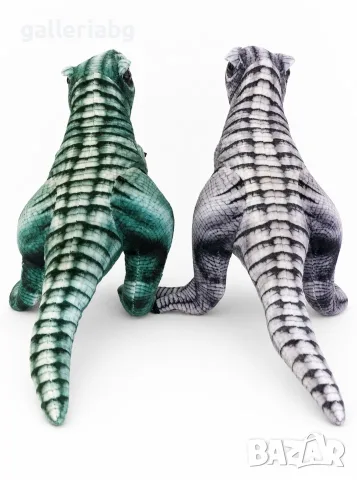 Реалистичен плюшен динозавър Тиранозавър Рекс T-Rex – 30 см, 2 цвята, снимка 2 - Плюшени играчки - 34998992