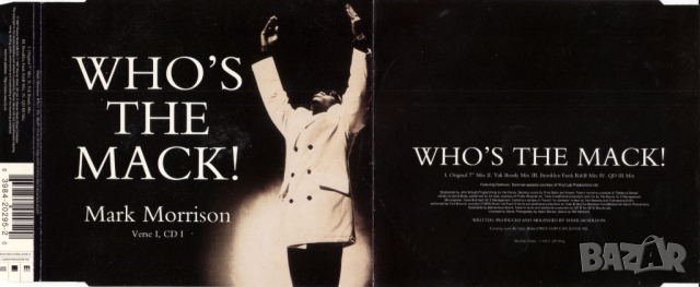 MARK MORRISON - Who's The Mack! - Maxi Single CD - оригинален диск, снимка 2 - CD дискове - 44571904